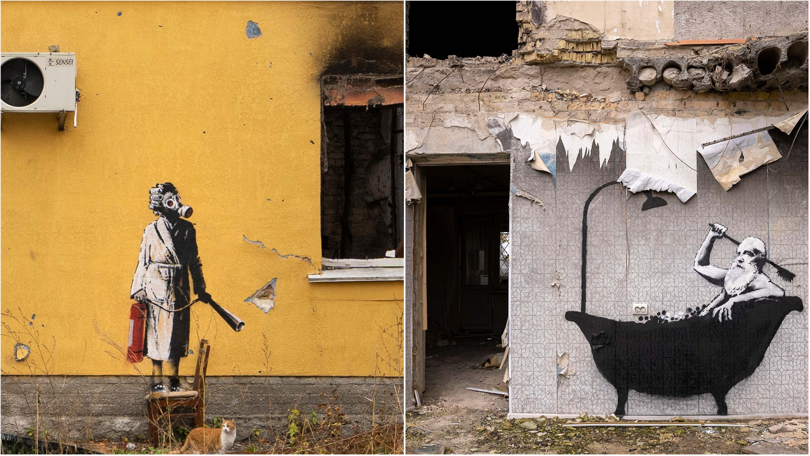 Banksy u Ukrajini: 7 radova na različitim lokacijama diljem zemlje
