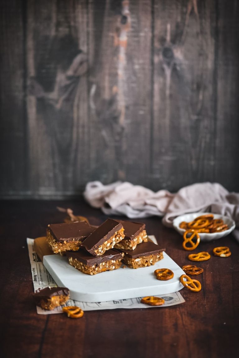 Pregacha kocke s perecima i čokoladom