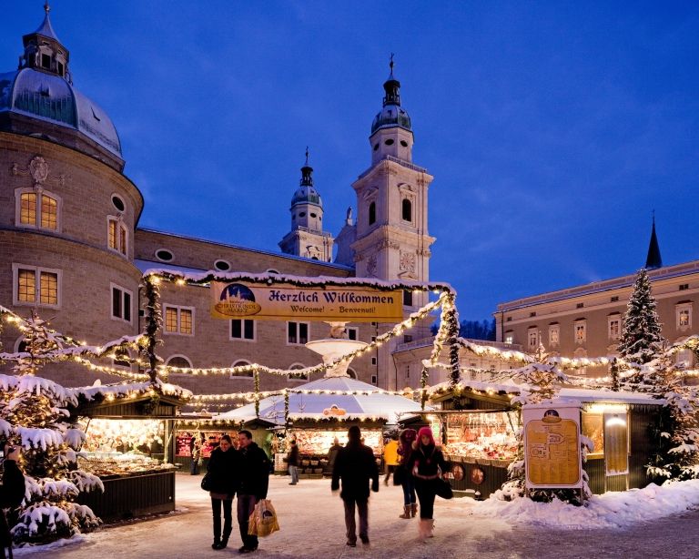 Salzburg noću