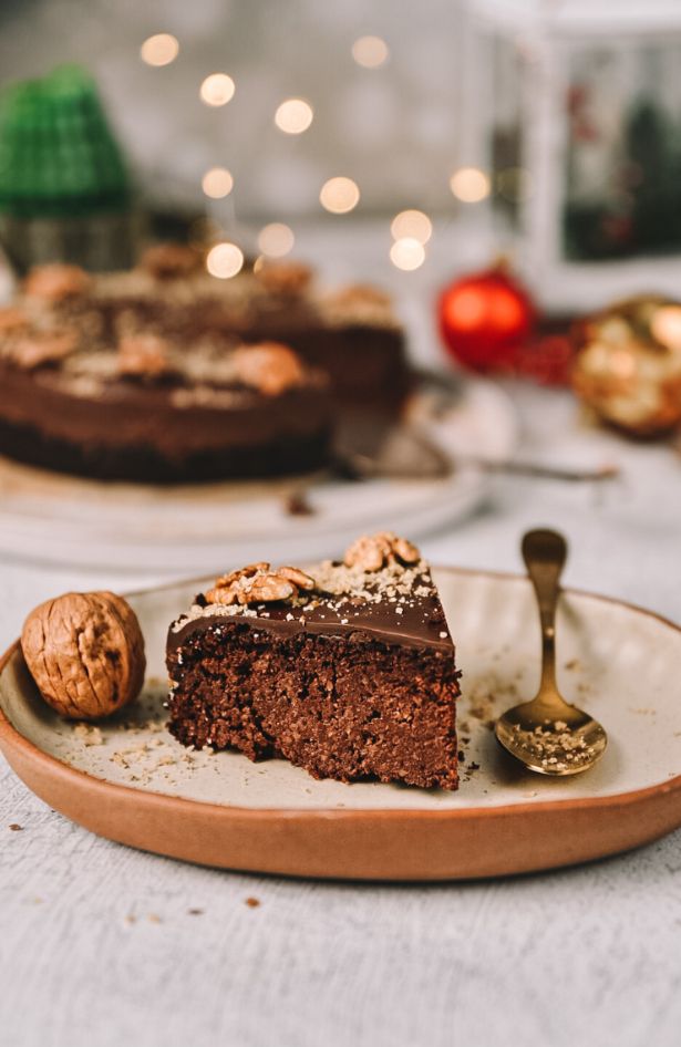 YumYum Paradise: Blagdanska orah torta bez brašna i šećera