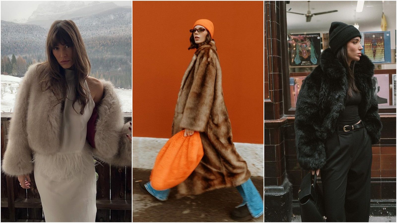 Street style inspo: Bunde od umjetnog krzna