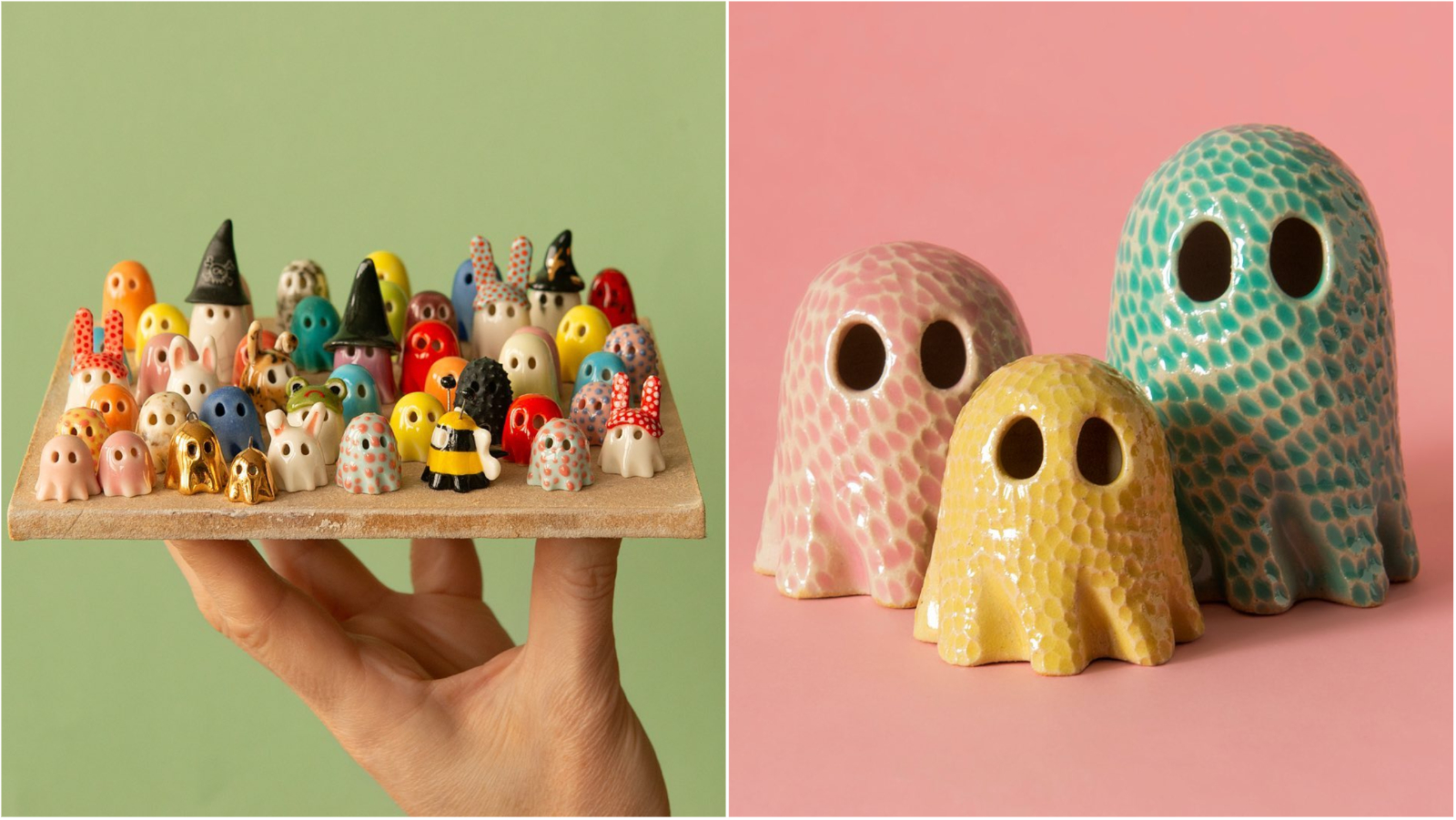 Ovi mini keramički duhovi švedskog brenda Ghost Ceramics izmamit će vam osmijeh na lice