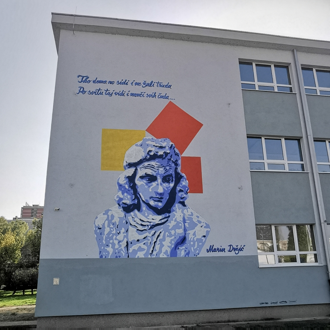Još jedan divan mural na zagrebačkoj osnovnoj školi