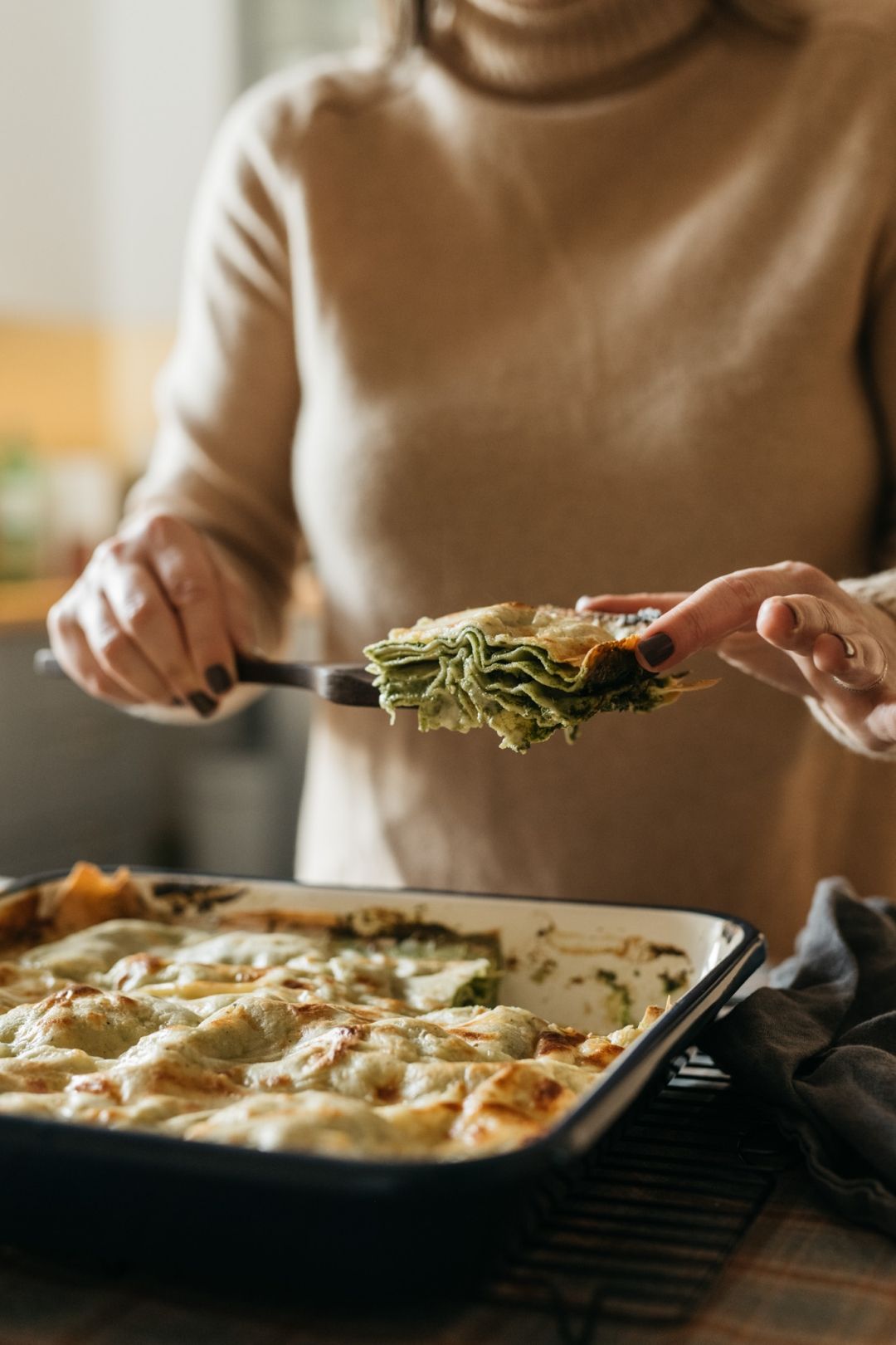 Lucija Bilandžić Matić: Lasagne sa špinatom i gorgonzolom