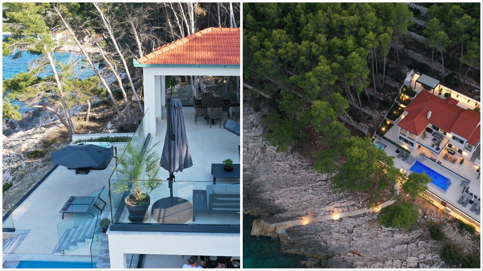 Kuća za odmor na Korčuli osvaja panoramskim pogledom na more