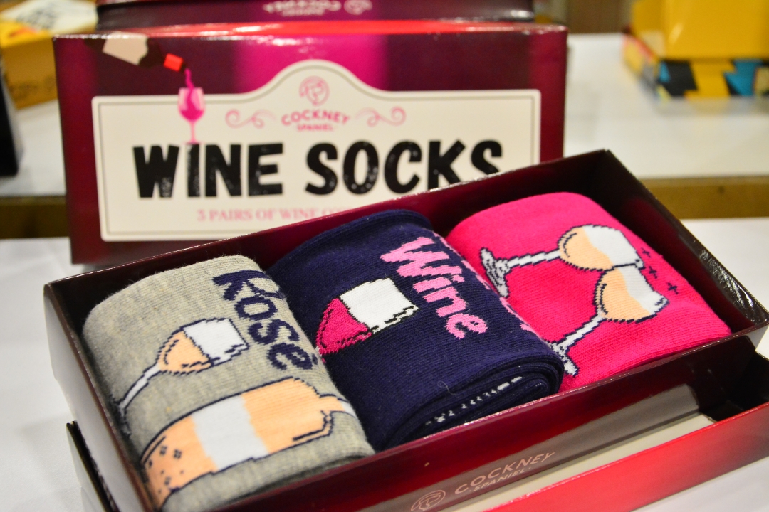 SOCKS&MORE čarape s motivom vina