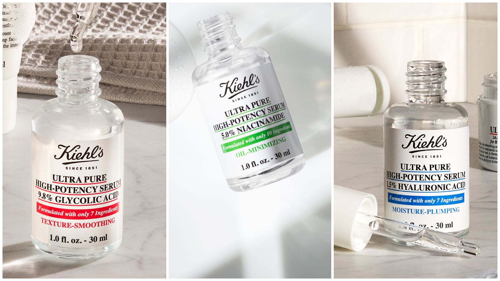 Kiehl’s predstavlja nove Ultra Pure High-Potency serume: Minimalističke formule za optimalne rezultate