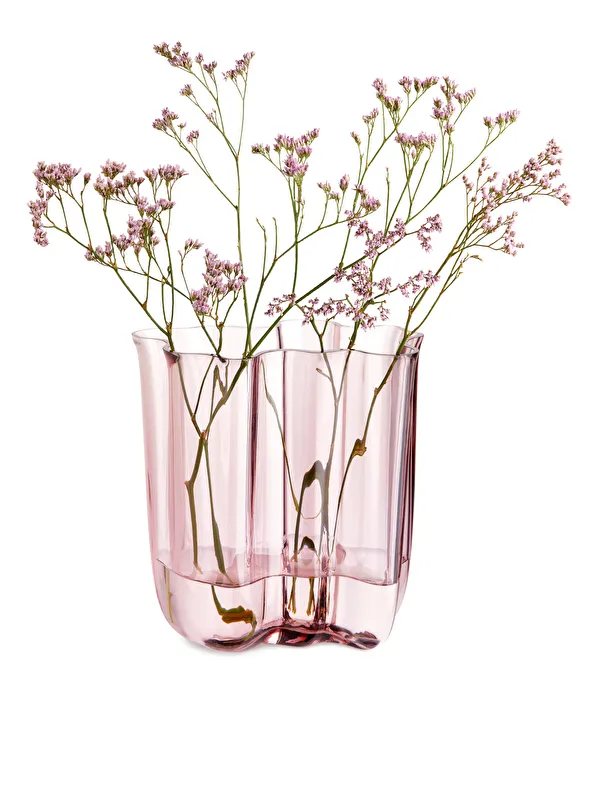 ružičasta staklena vaza, Arket