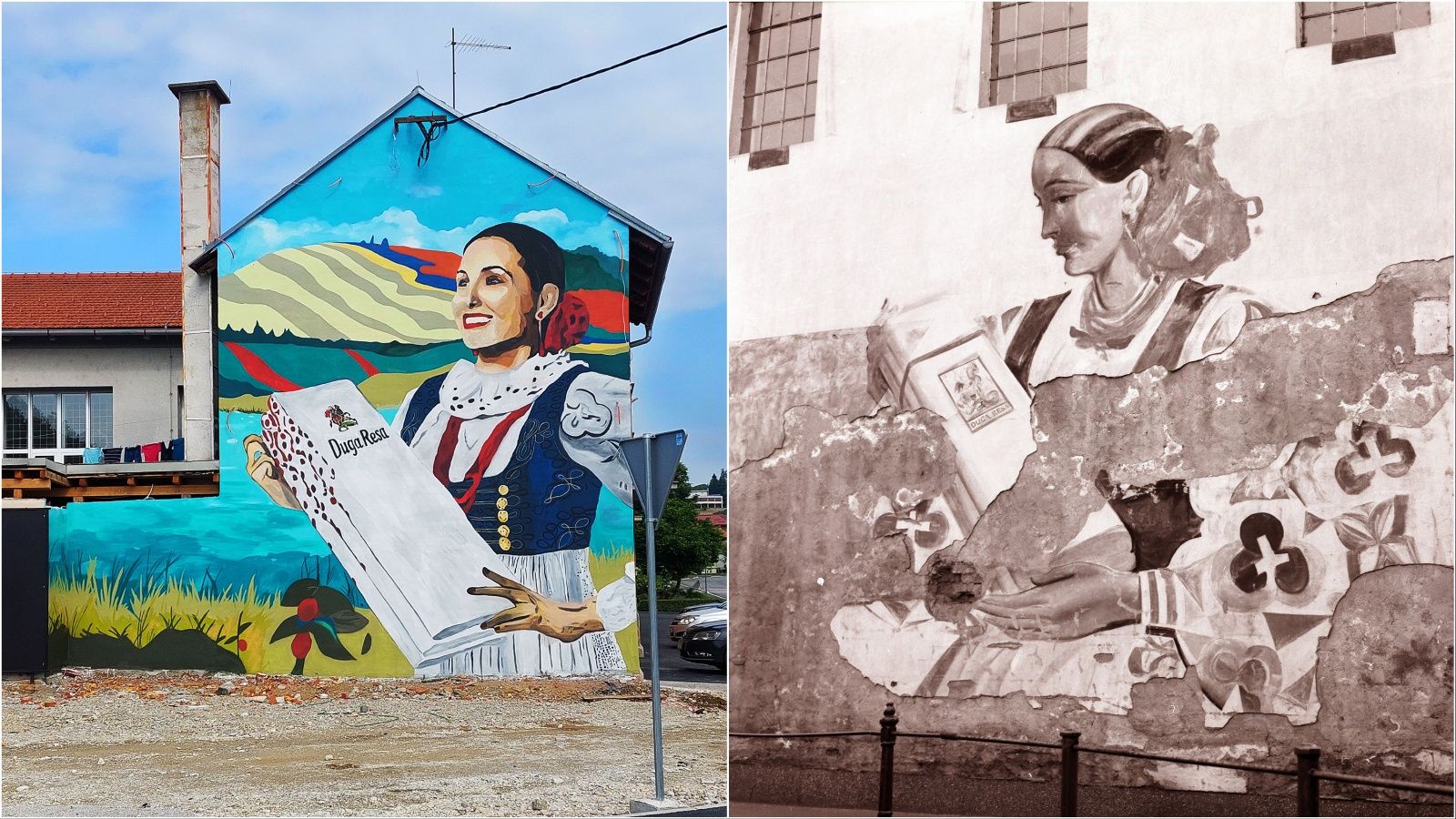 Mural Barica remake je starog tvorničkog murala i izgleda super