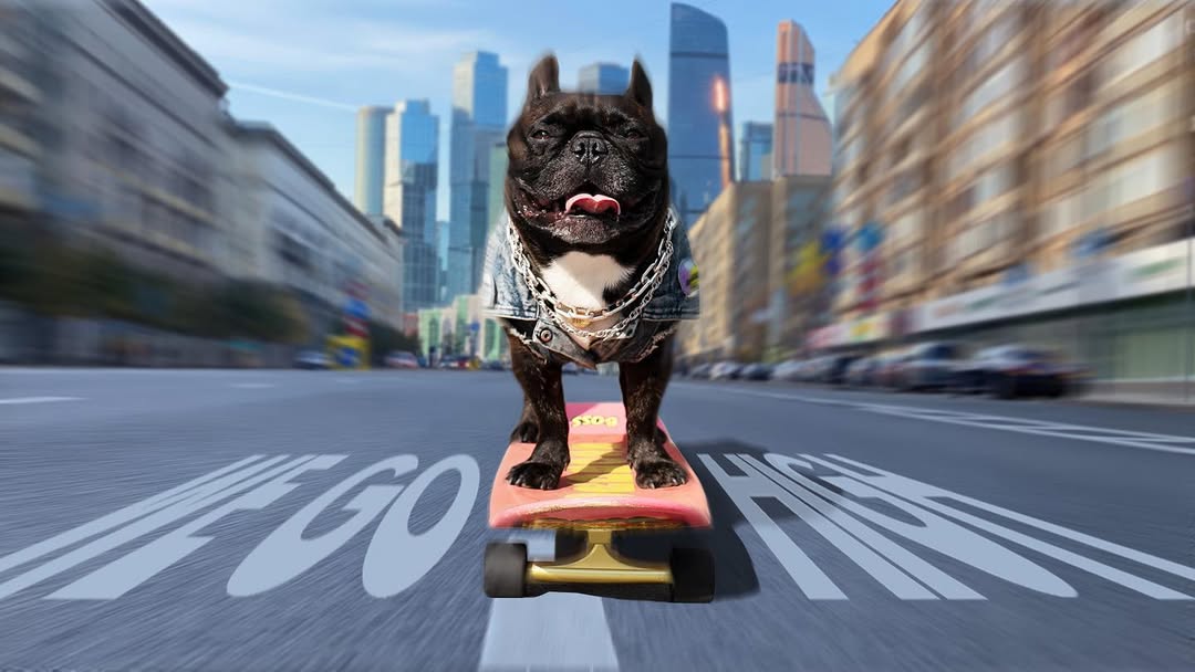 Journal pets: Francuski buldog Nord Boss obožava skejtanje