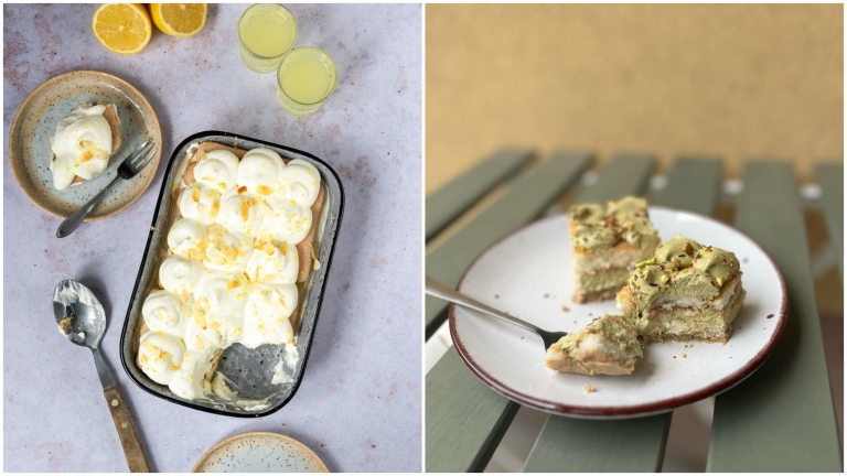 limoncello pistachio tiramisu