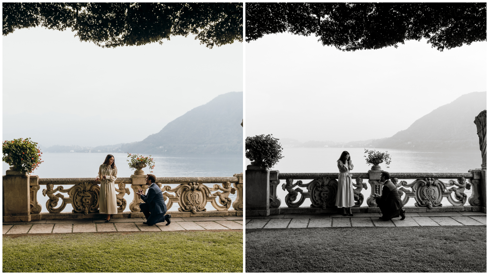 Lijepa priča mladog para iz Istre: Čarobne zaruke s pogledom na Lago di Como