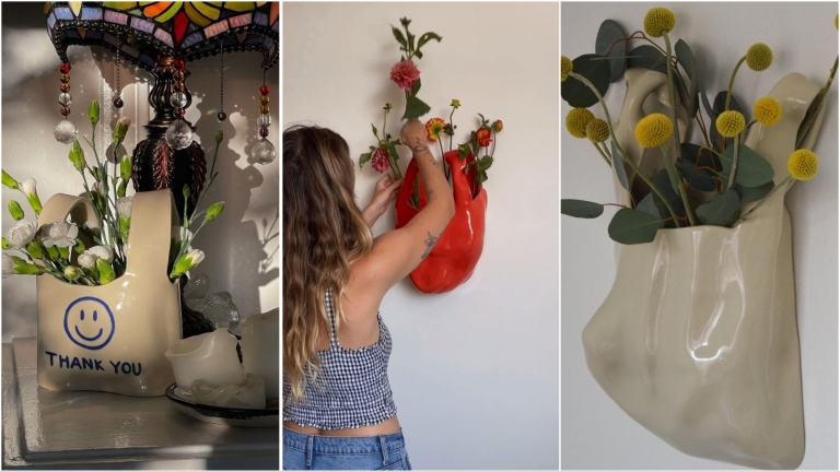 Viseće keramičke vaze u obliku vrećice koje želimo u svom domu, naslovna fotografija_Instagramm