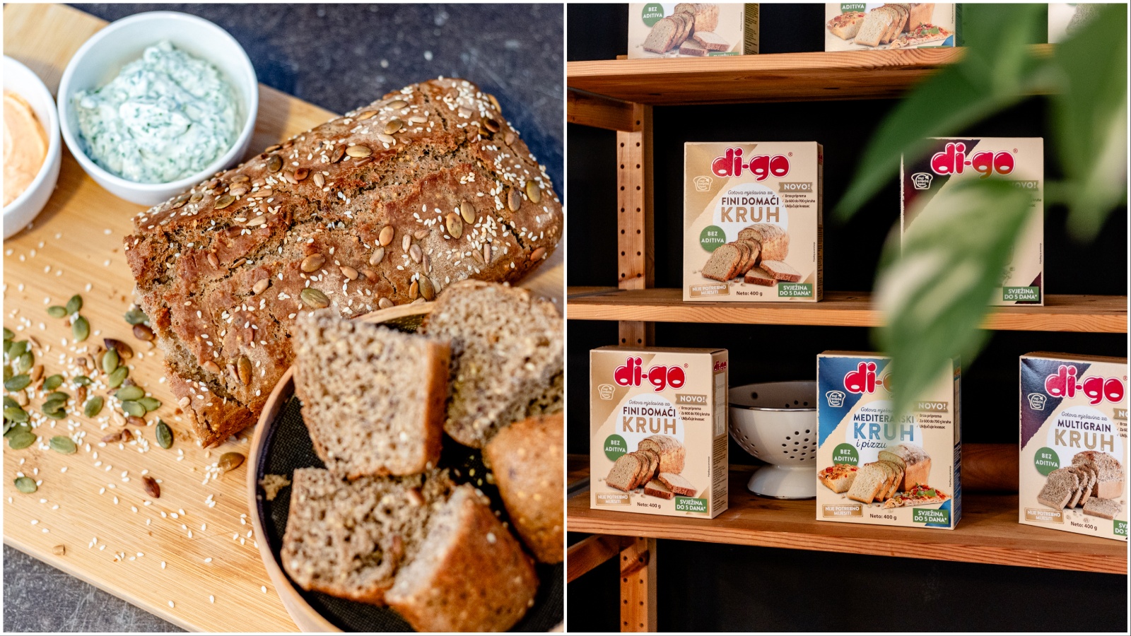 Nove di-go gotove mješavine idealno su rješenje za domaći kruh iz snova