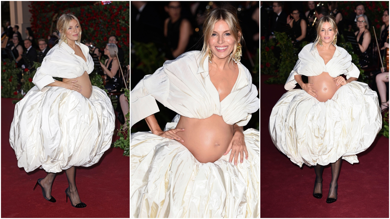 Sienna Miller oduševila je na crvenom tepihu i prvi puta pokazala trudnički trbuščić