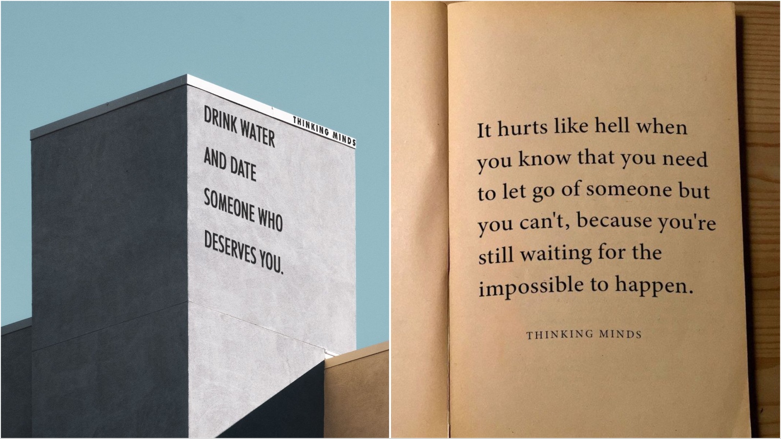 Thinking minds je Instagram profil koji tako savršeno barata riječima