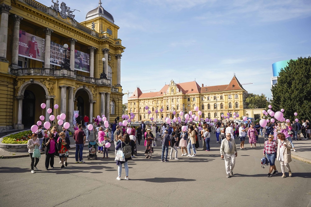 Europa Donna Hrvatska obilježila manifestaciju Dan ružičaste vrpce. Pogledajte tko ih je podržao