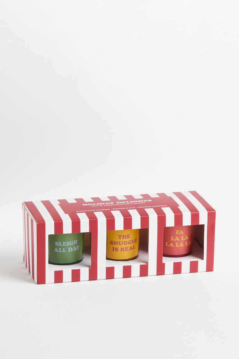 H&M Home božićna kolekcija, pakiranje mirisnih svijeća