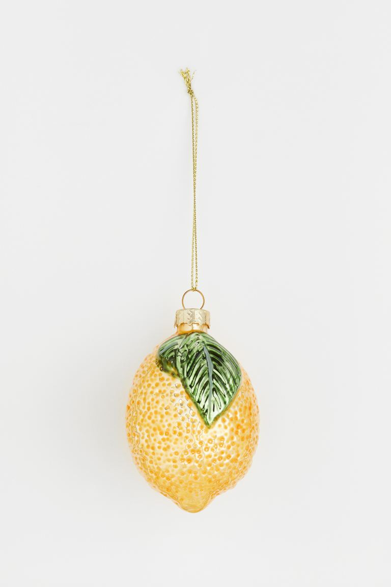 H&M Home božićna kolekcija, ukras za bor limun