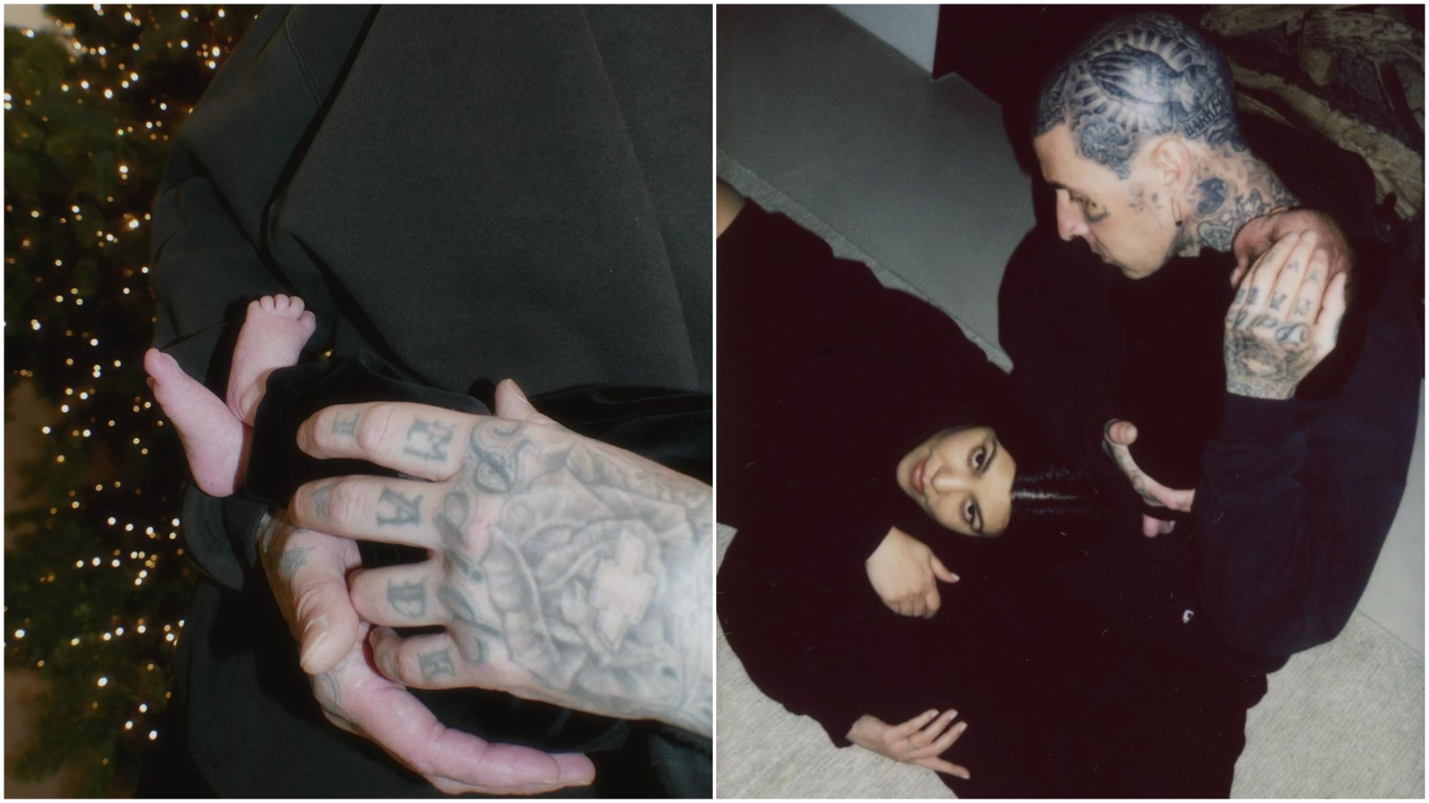 Kourtney Kardashian i Travis Barker objavili su prve fotografije sina Rockyja