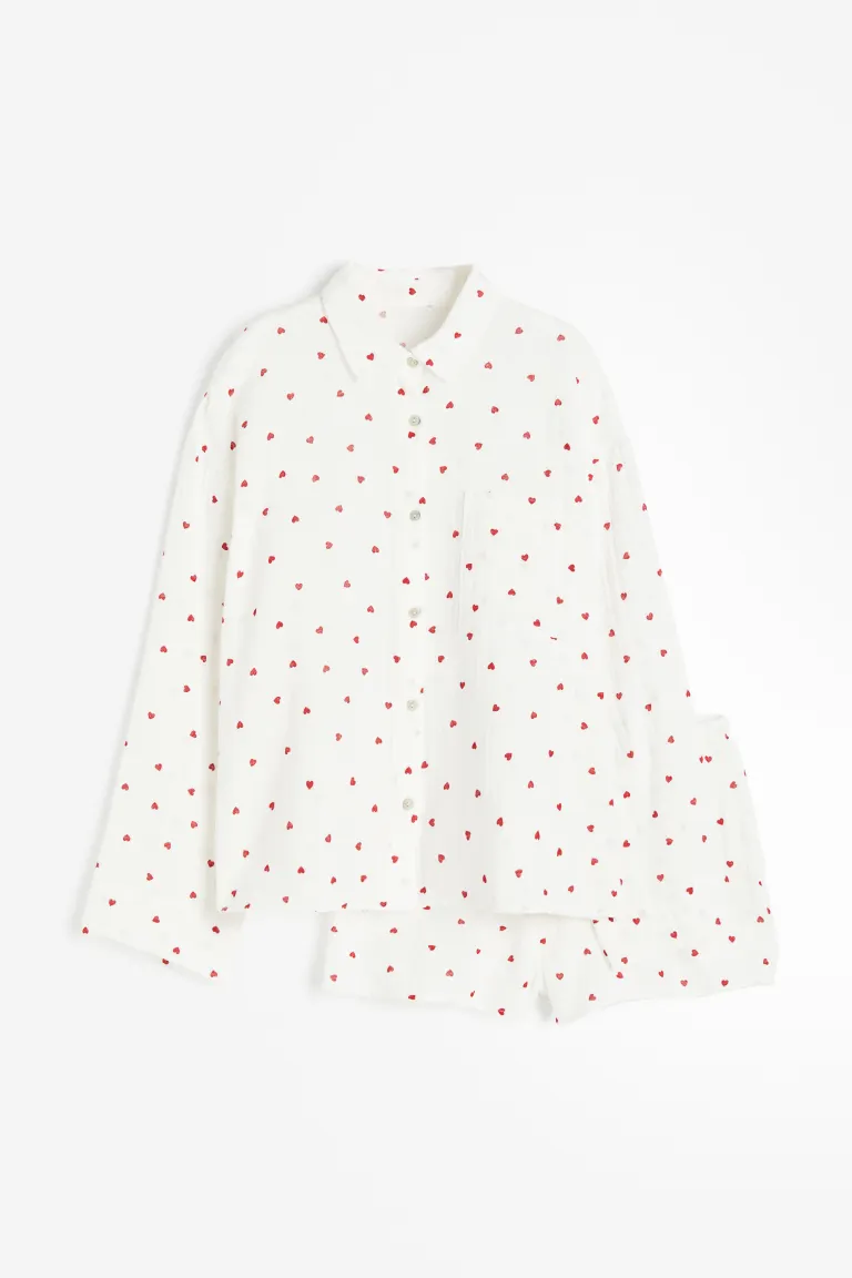 H&M pidžama sa srcima (1)