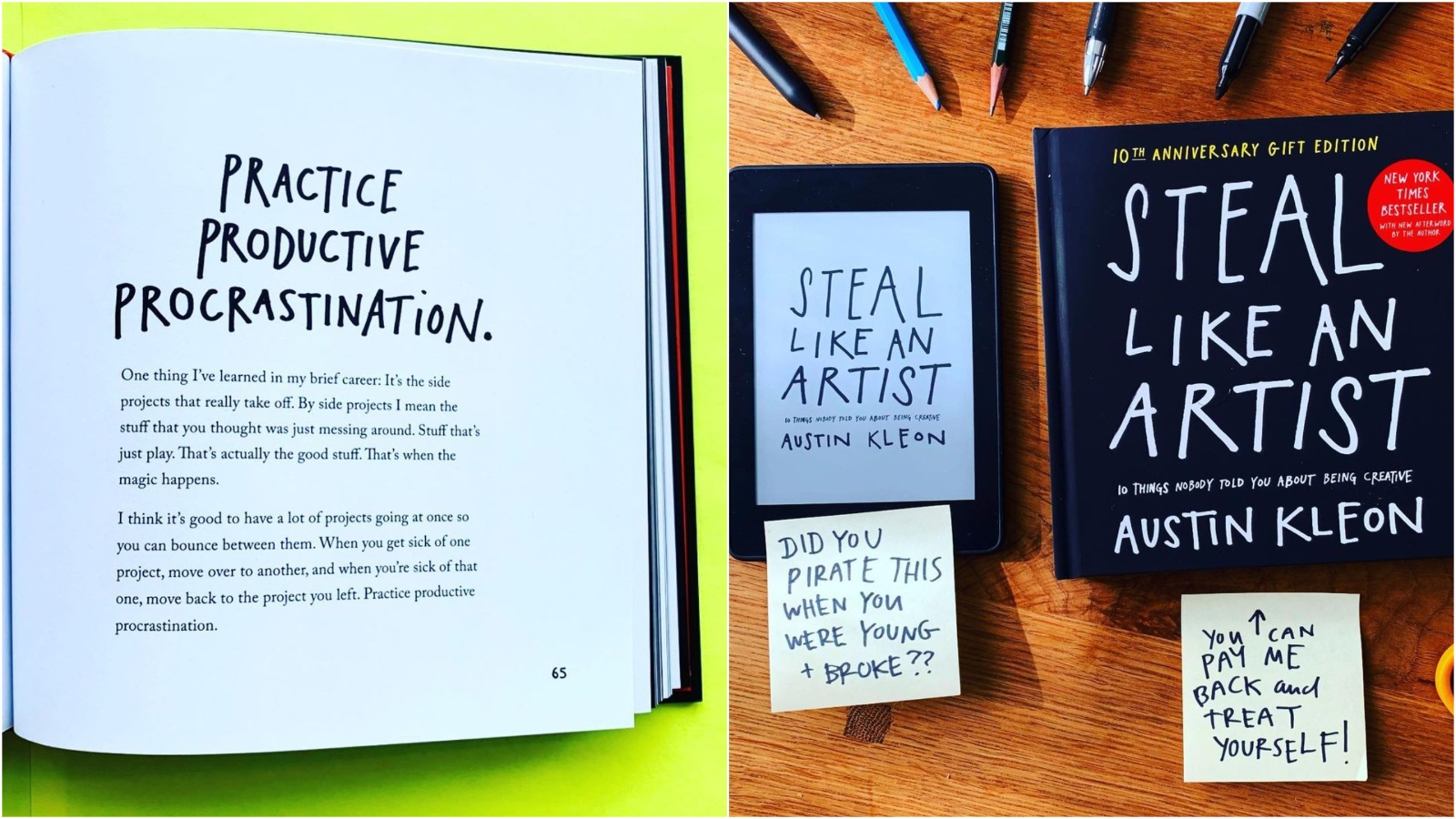 Steal Like an Artist: Knjiga koja će vam pomoći da otključate svoju kreativnost