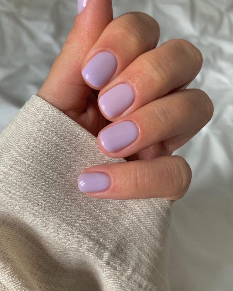 Lavender nails
