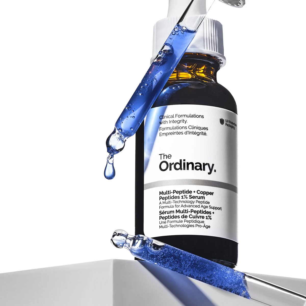 The Ordinary plavi Multi-Peptide + Copper Peptides 1% serum