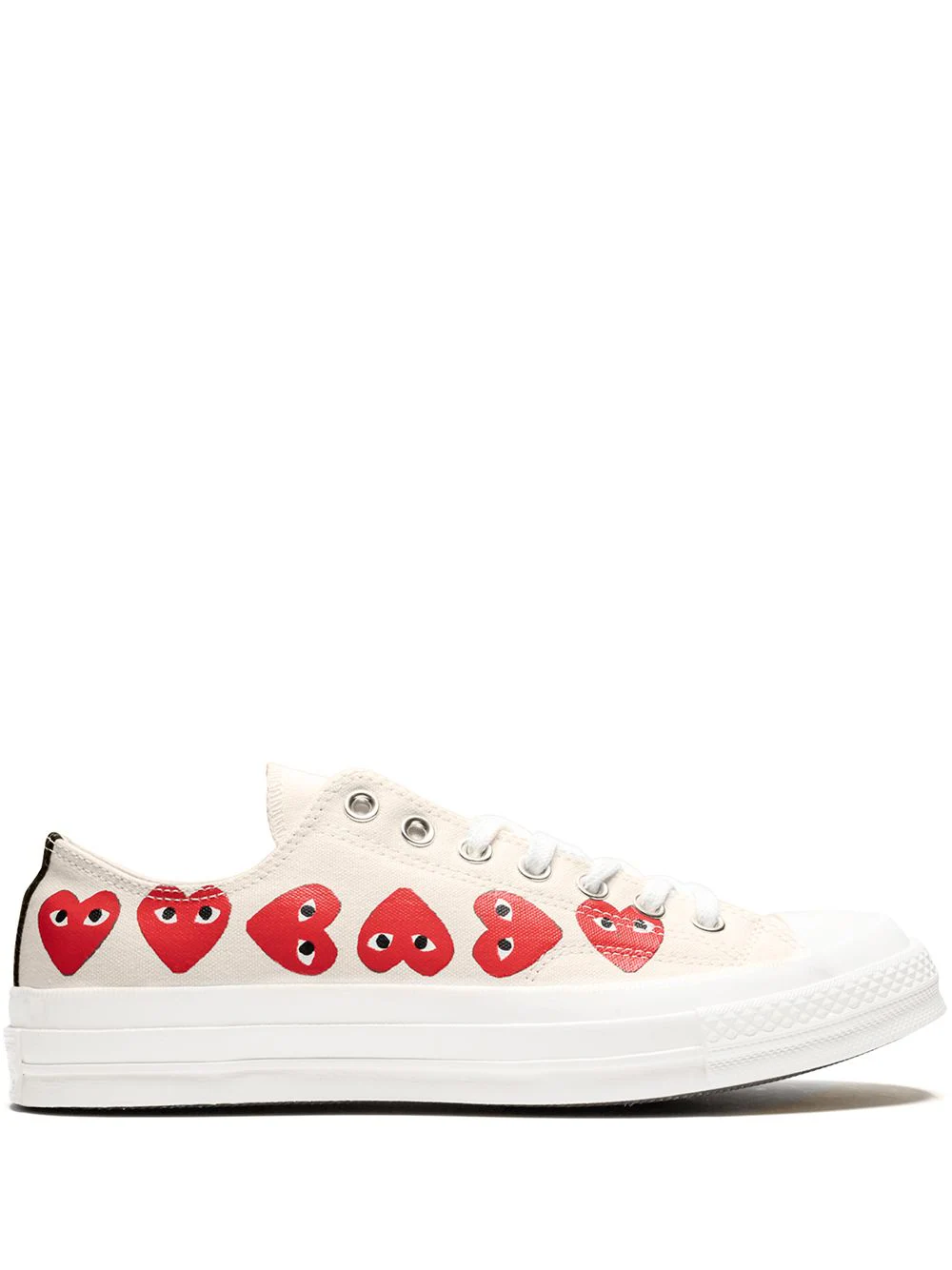 comme de garcons play x converse tenisice