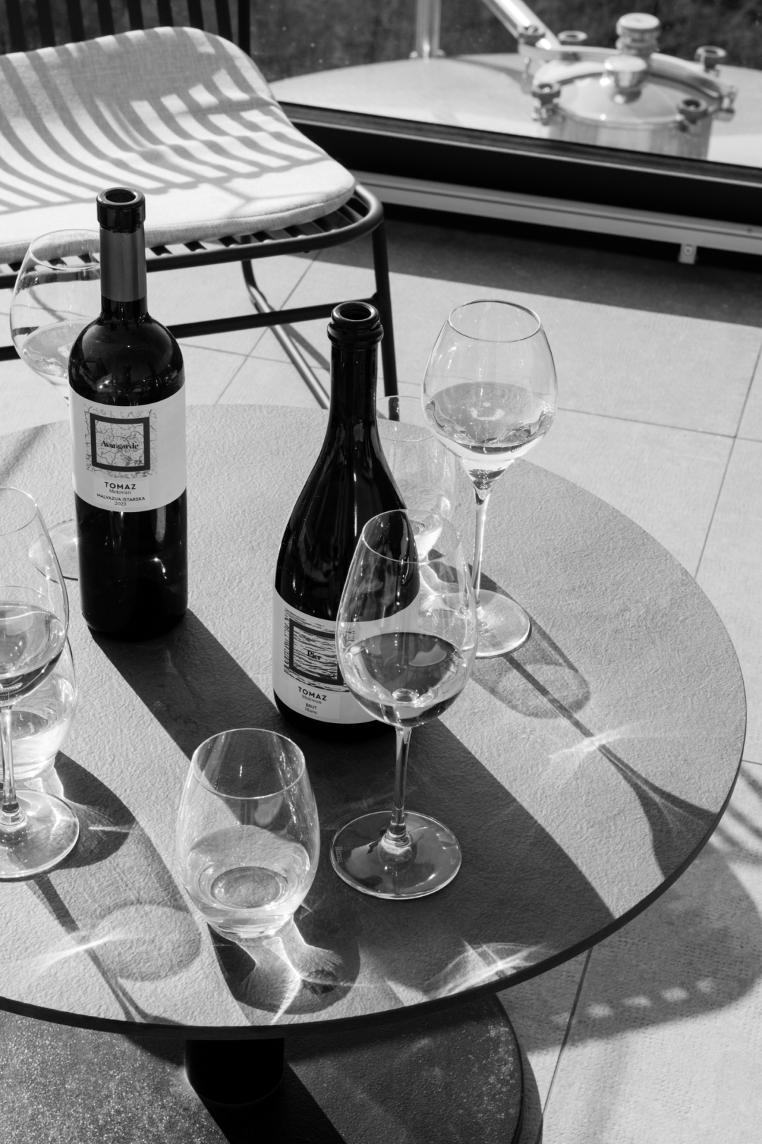 Proveli smo popodne u novoj, impresivnoj vinariji Tomaz s pogledom na Motovun