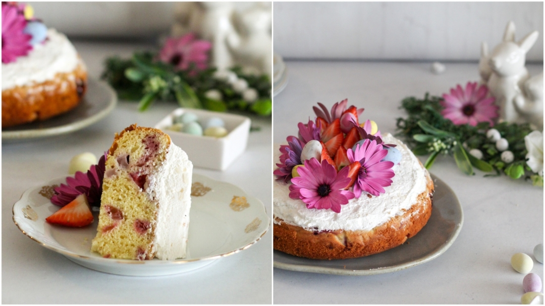Tonkina kužina: Sočna uskrsna torta s jagodama i cvijećem