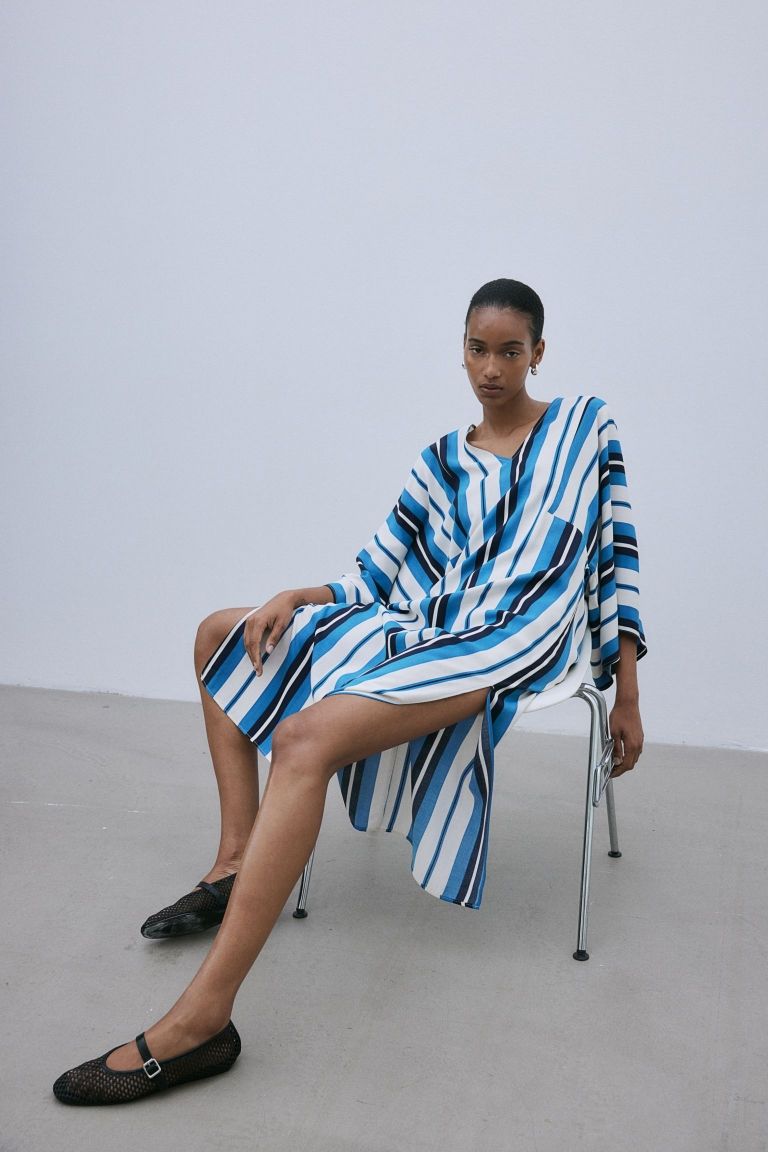 kaftan haljina proljeće ljeto H&M