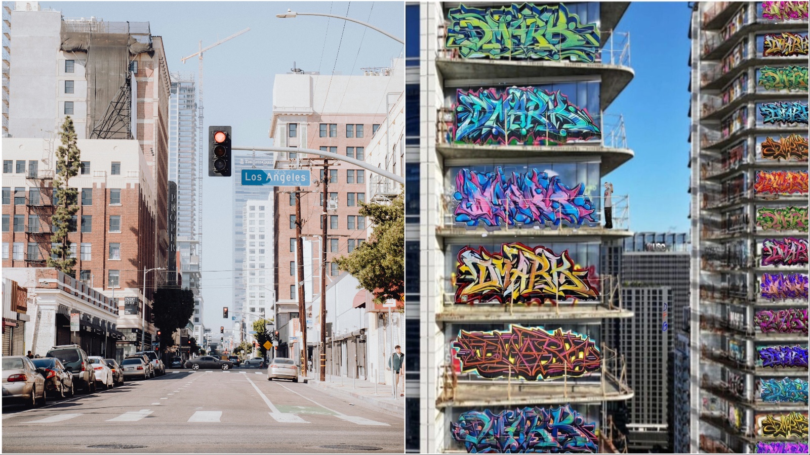 Ova tri graffiti nebodera u LA-u mogla bi postati nova turistička atrakcija 