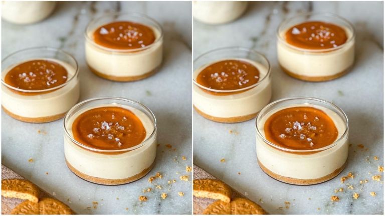Cheesecake sa slanom karamelom