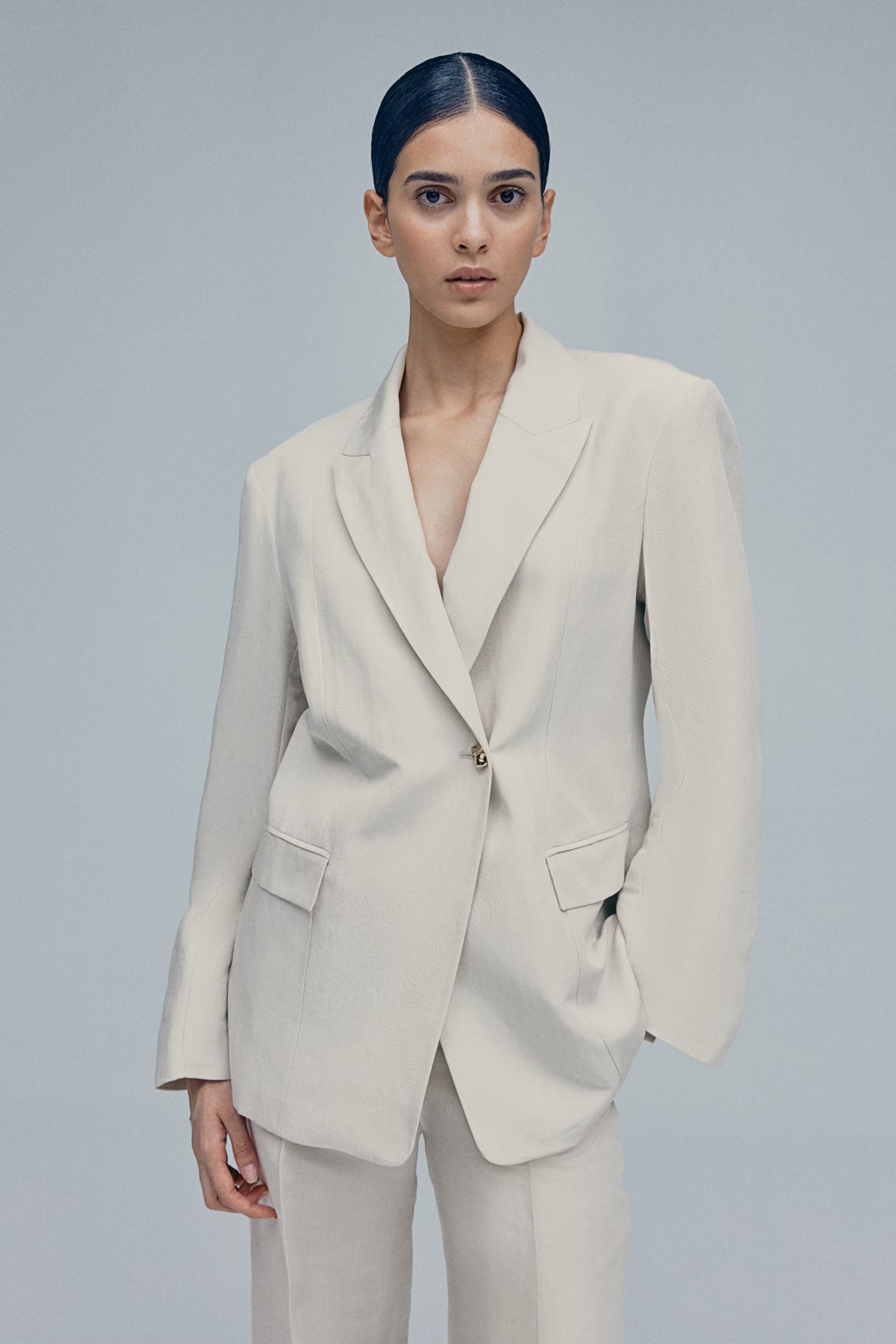 laneni blejzer H&M
