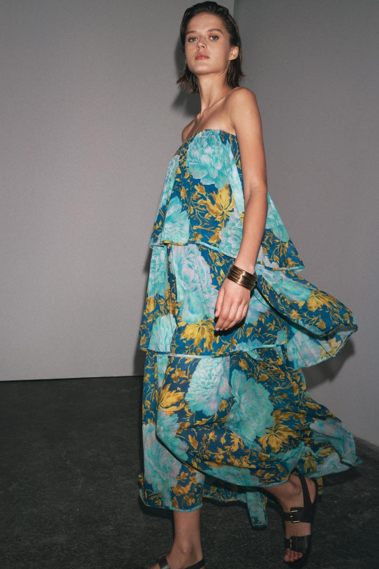 maxi haljina zara