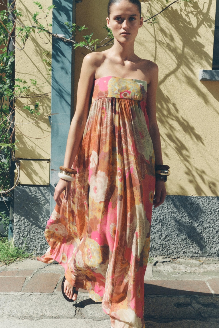 maxi haljina zara