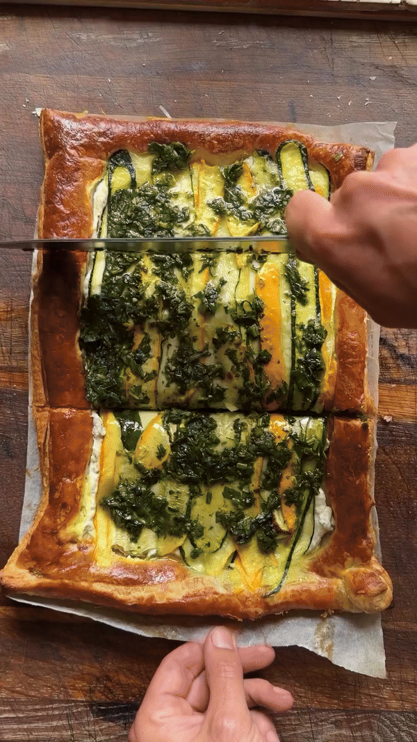 Jednostavan recept slani kolač bosiljak tikvice