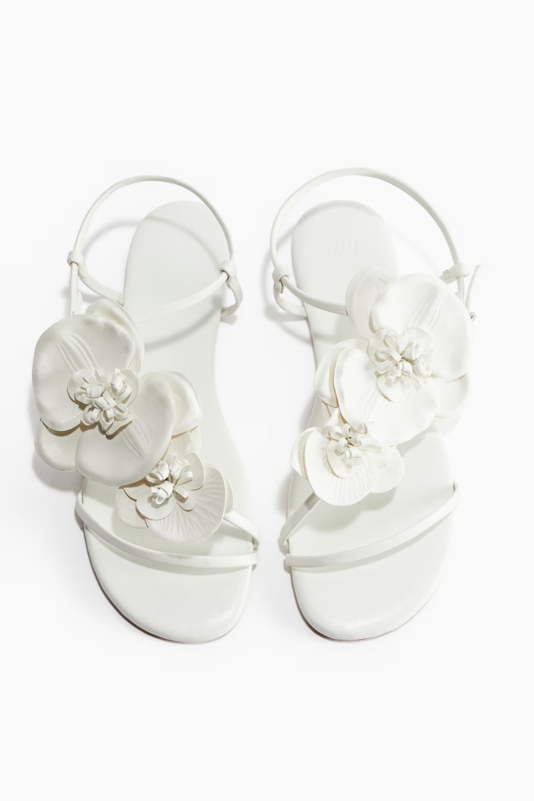 sandale s cvijećem H&M