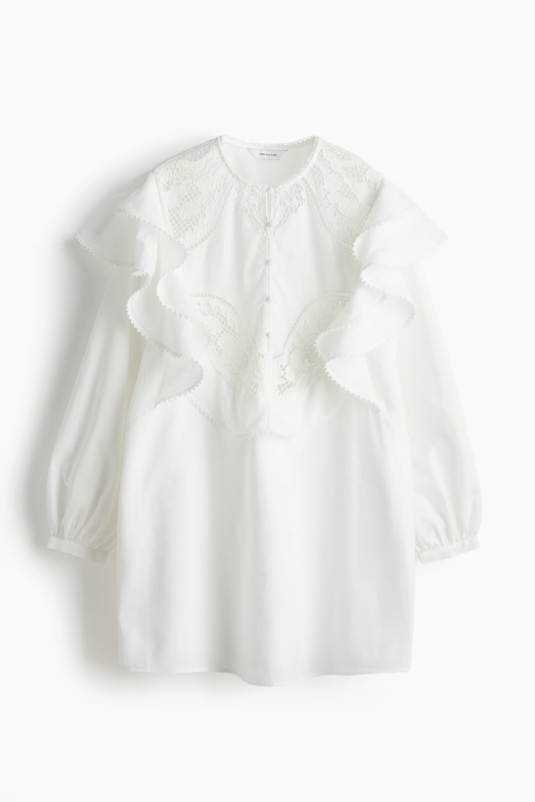 lanena haljina H&M