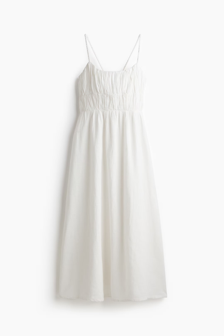 lanena haljina H&M