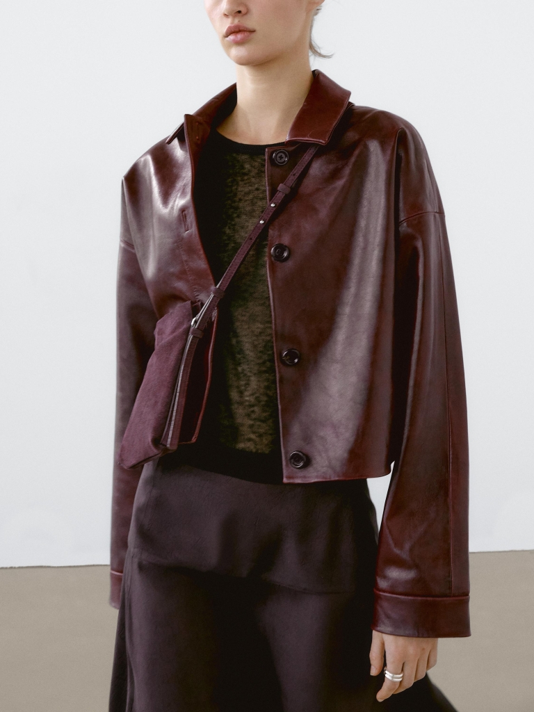 kožne jakne trendi modeli Massimo Dutti