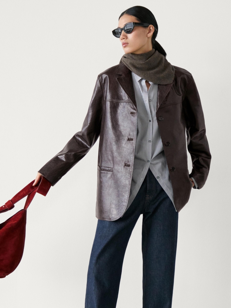 kožne jakne trendi modeli Massimo Dutti