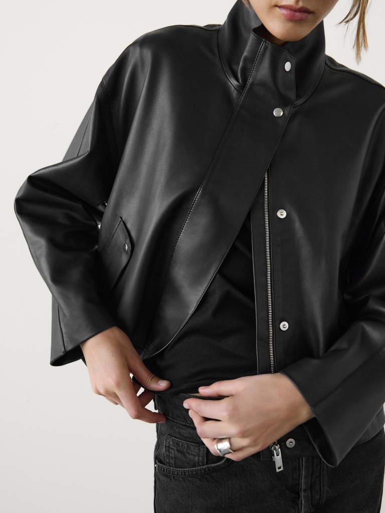 kožne jakne trendi modeli Massimo Dutti