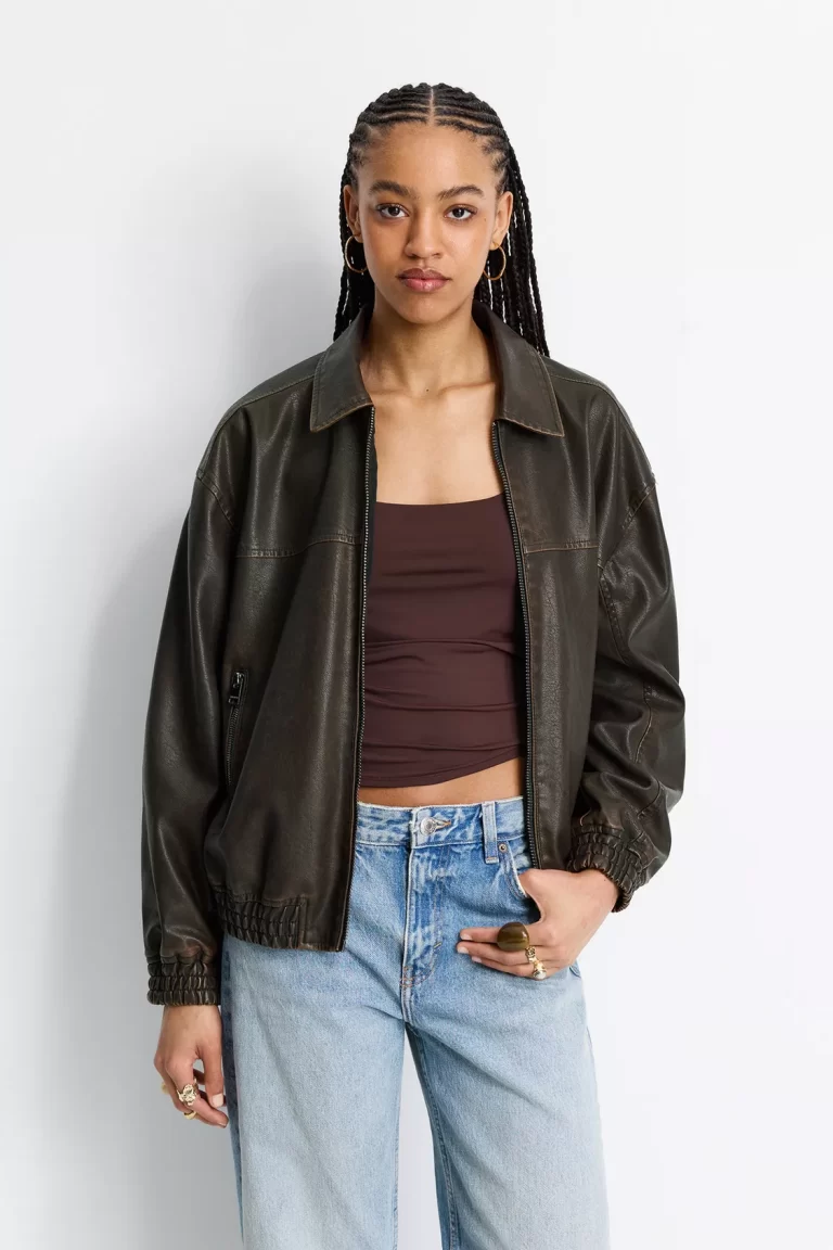 kožne jakne trendi modeli Pull&Bear