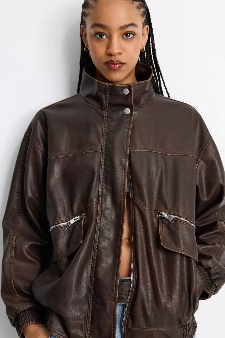 kožne jakne trendi modeli Pull&Bear