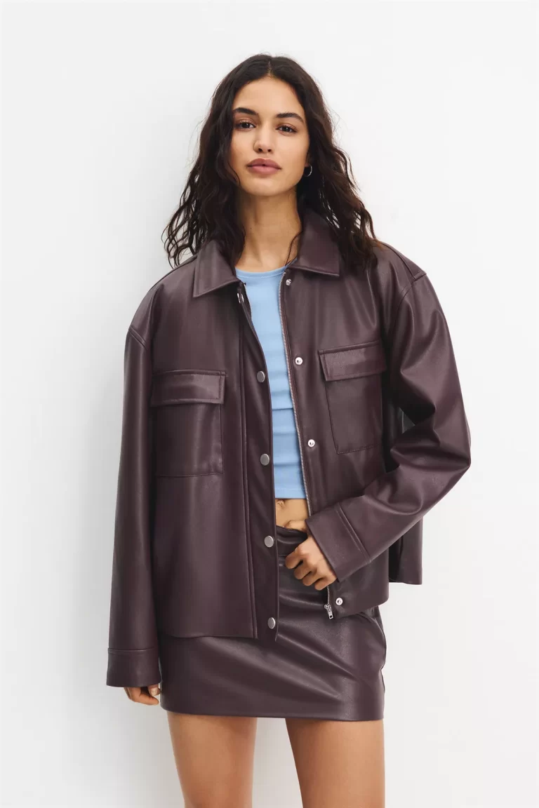 kožne jakne trendi modeli Pull&Bear