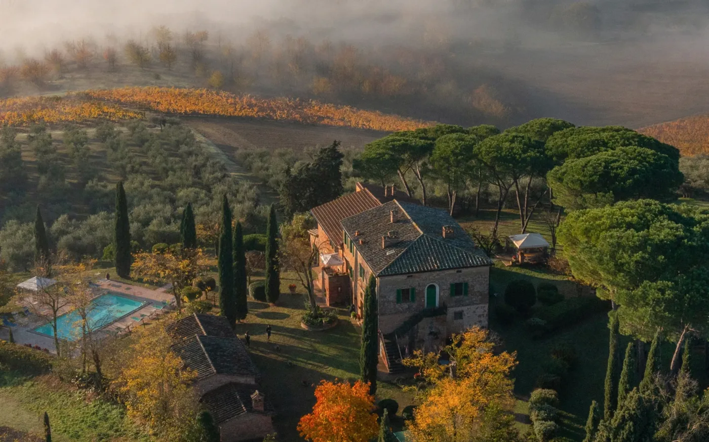 Usporeni ritam Toskane: Zamišljamo jesenji bijeg u šarmantnoj vili Cozzano