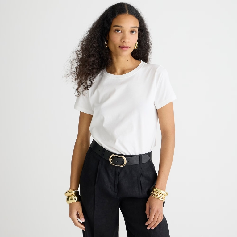 savršena pamučna bijela majica J.Crew