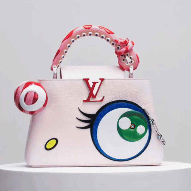 U novoj etapi suradnje, Takashi Murakami i Louis Vuitton predstavljaju viziju kultne Capucines torbe
